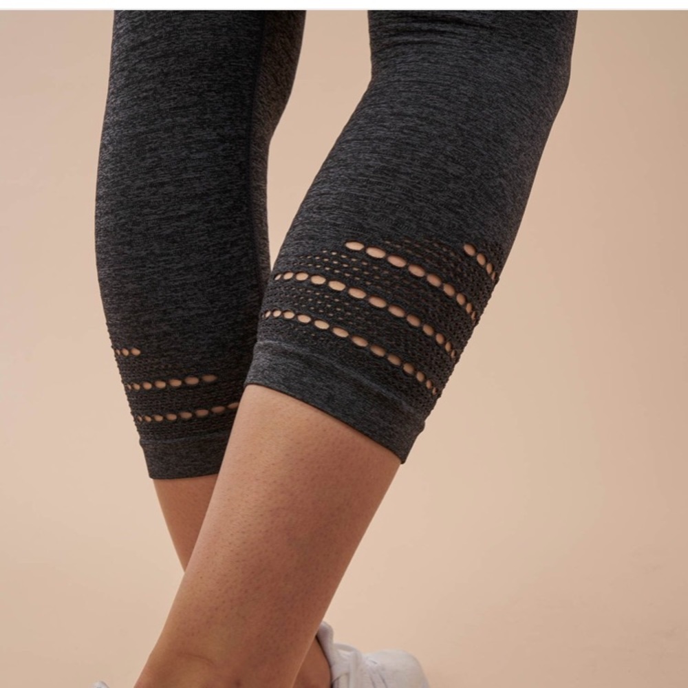 GYMSHARK seamless cropped leggings